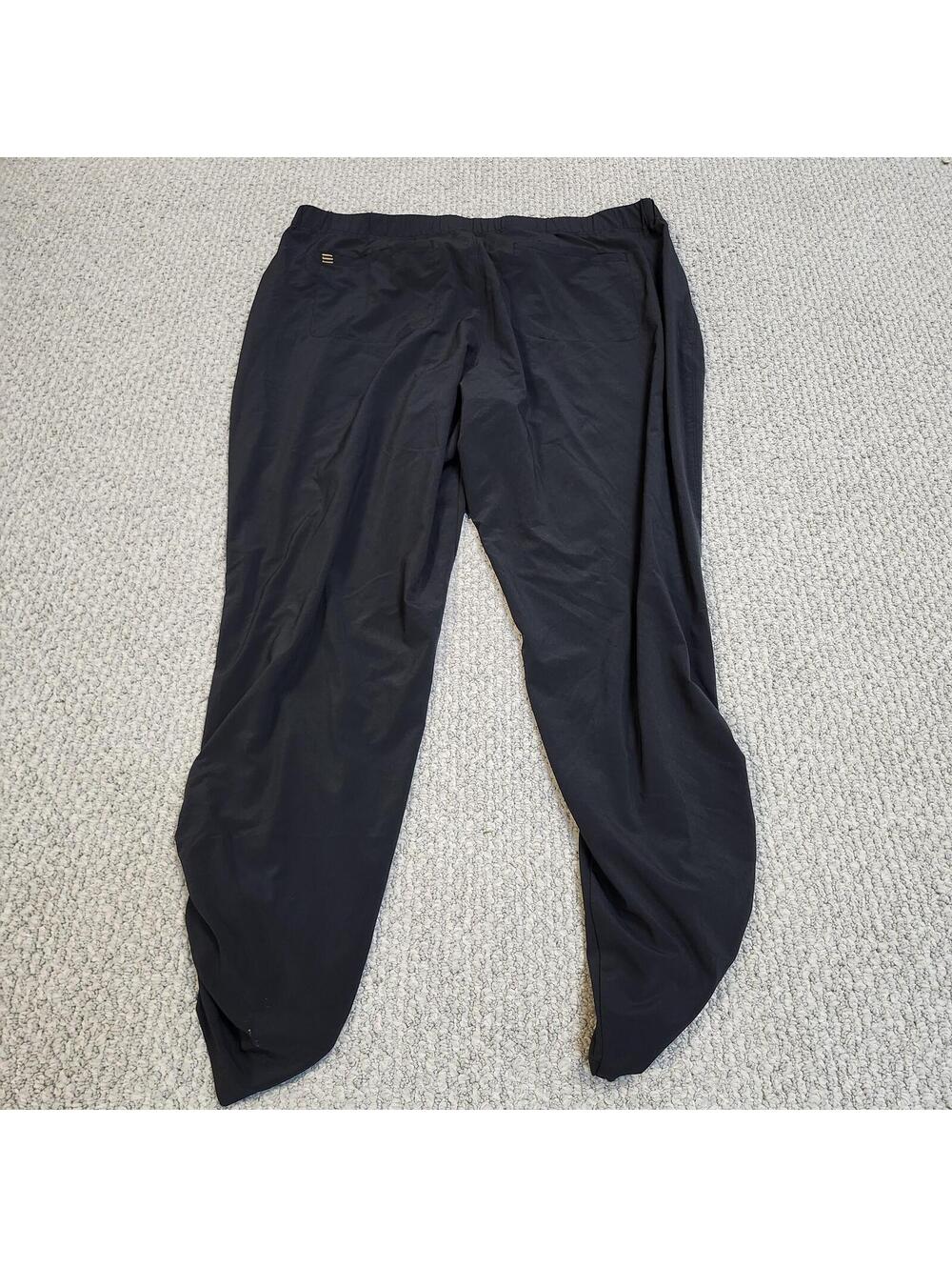 Orvis Black Stretch Pull-On Pants Women's Size XL